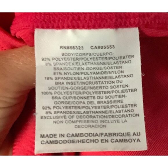 Nike Womens Red Dri-FIT Racerback Running Tank Top Size XL - Picture 4 of 9